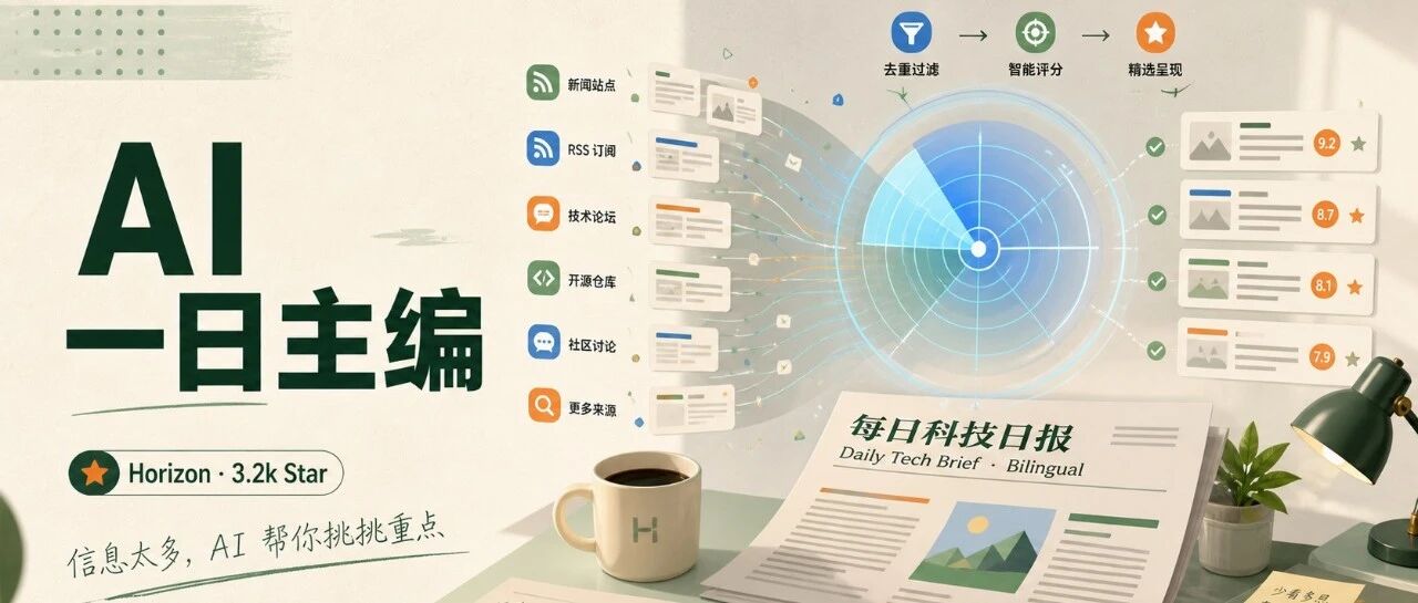 这个 AI 新闻雷达，每天帮你省 2 小时筛选时间